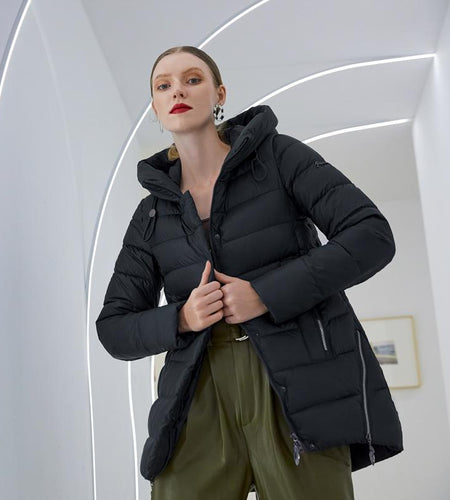 Women warm hooded winter coat women jacket casual parkas jacket