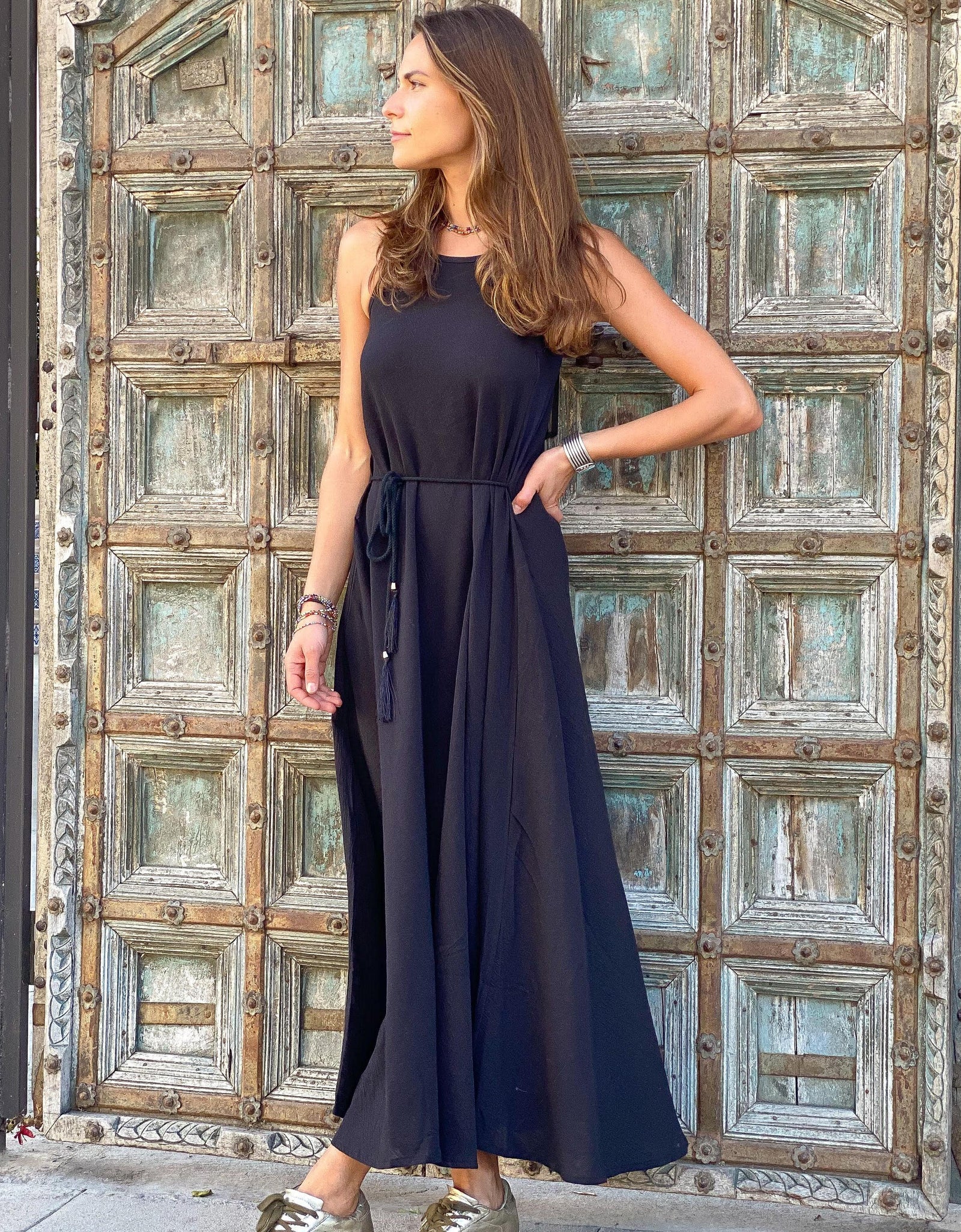 CALLIE MAXI DRESS - BLACK