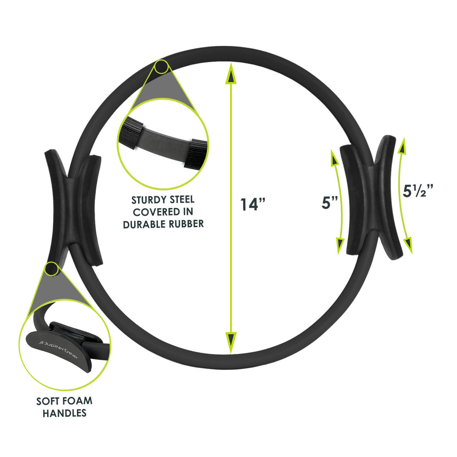 Pilates Resistance Ring for Strengthening Core Muscles